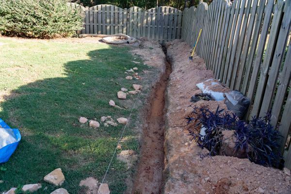 Trench Drain Installation in Brick