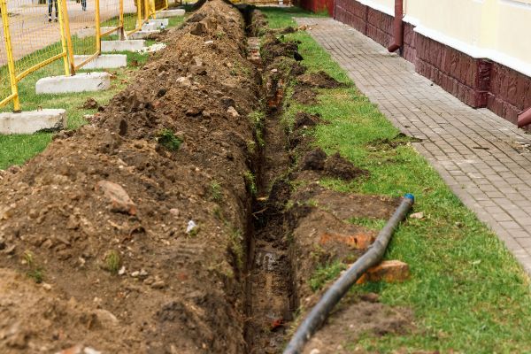 French Drain Replacement in Brick