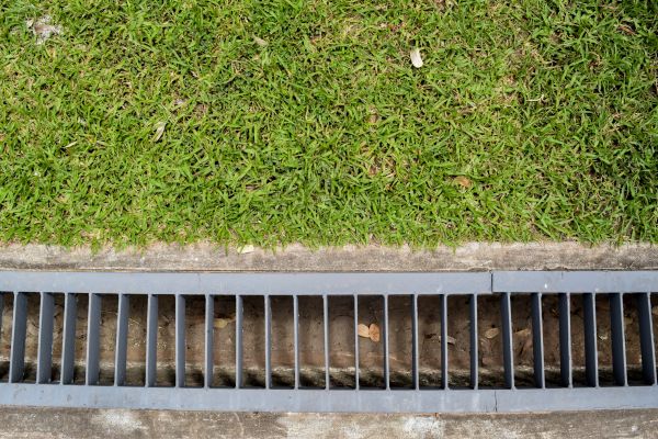 Exterior Drain Replacement in Brick