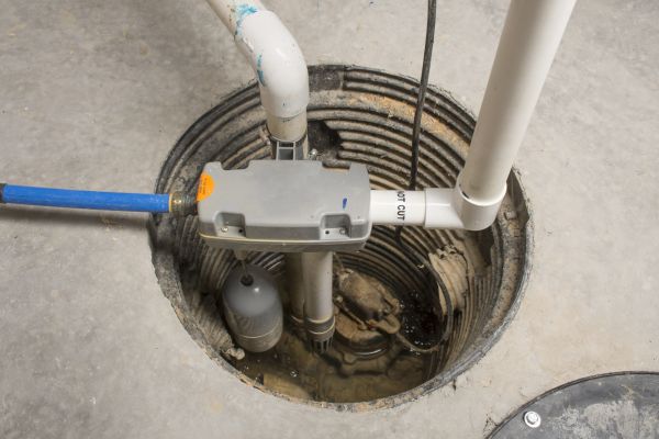 Ejector Pump Installation in Brick